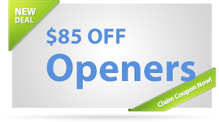  Get $85 OFF garage door opener